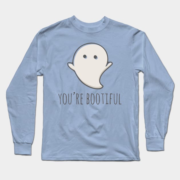 You're Bootiful Long Sleeve T-Shirt by myndfart